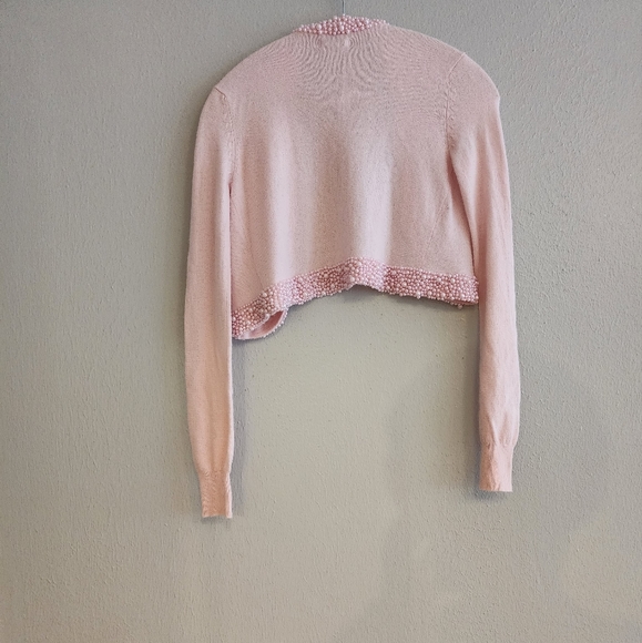 CACH'E pink Cardigan/Shurg - Picture 4 of 5